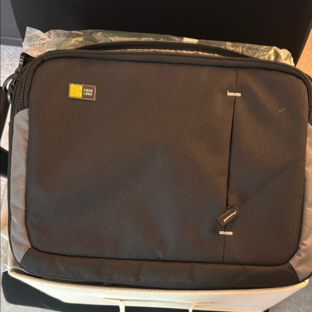Black and Gray Men's Bag